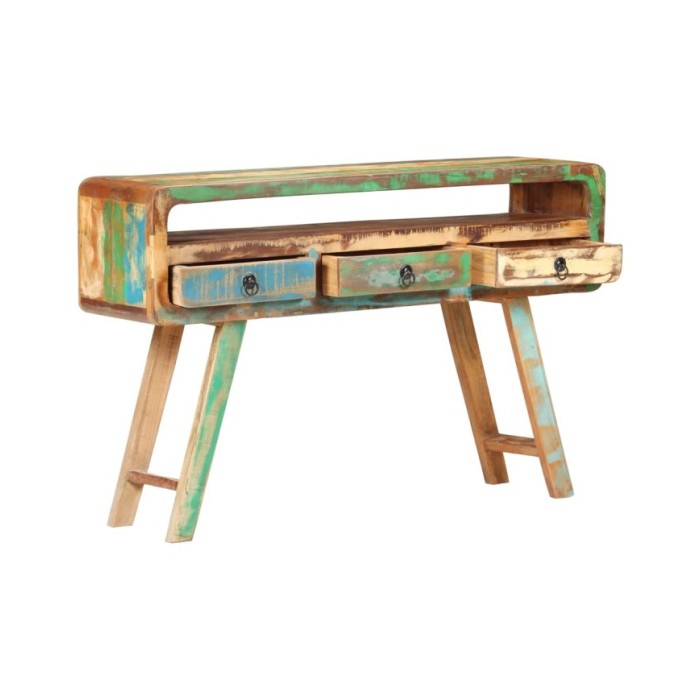 Buffet 120x30x75 cm Bois de récupération solide