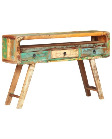 Buffet 120x30x75 cm Bois de récupération solide