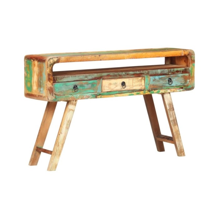 Buffet 120x30x75 cm Bois de récupération solide