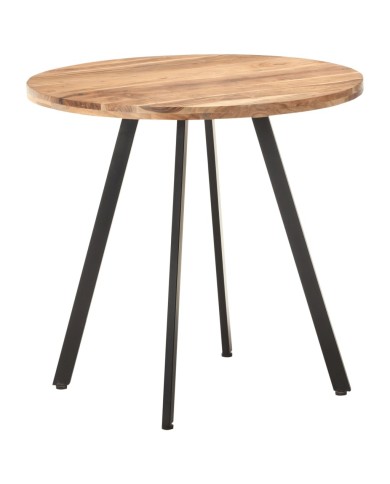 Table de salle à manger 80 cm Bois d'acacia solide