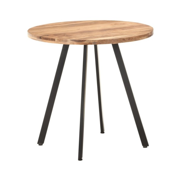 Table de salle à manger 80 cm Bois d'acacia solide