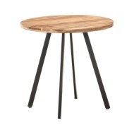 Table de salle à manger 80 cm Bois d'acacia solide