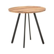 Table de salle à manger 80 cm Bois d'acacia solide