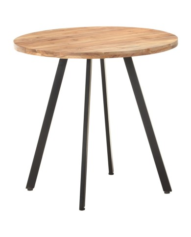 Table de salle à manger 80 cm Bois d'acacia solide