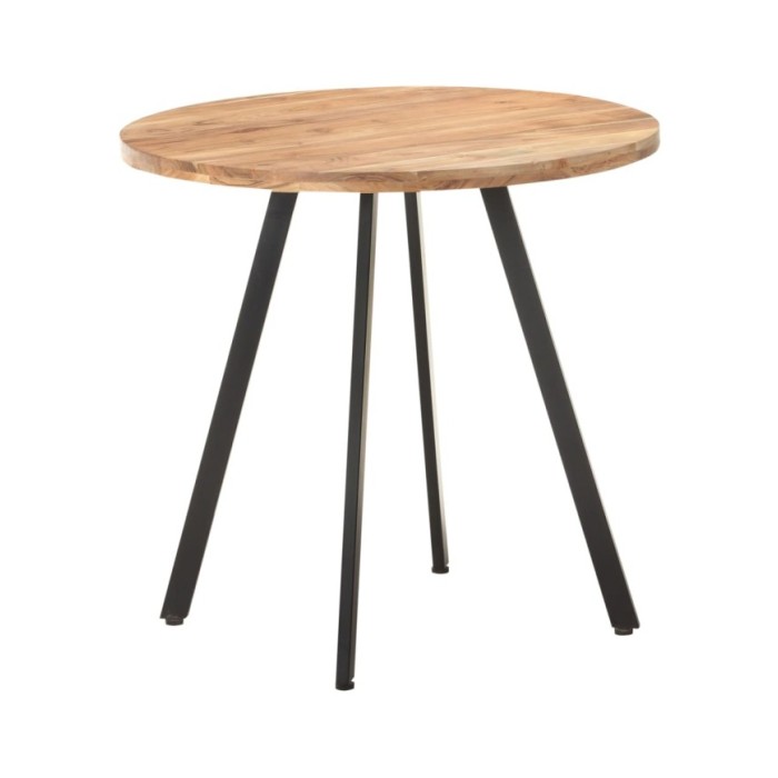 Table de salle à manger 80 cm Bois d'acacia solide