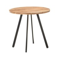 Table de salle à manger 80 cm Bois d'acacia solide