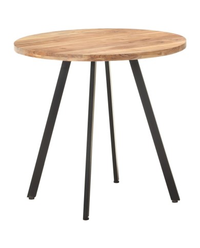 Table de salle à manger 80 cm Bois d'acacia solide