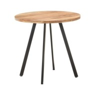 Table de salle à manger 80 cm Bois d'acacia solide