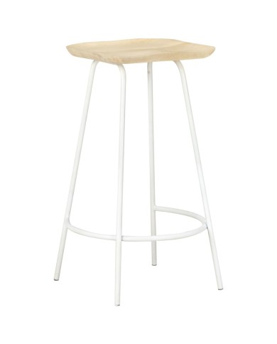 Tabourets de bar 4 pcs Bois de manguier massif