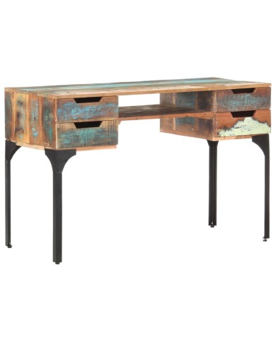 Bureau 118x48x75 cm Bois de récupération massif