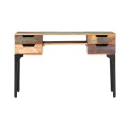 Bureau 118x48x75 cm Bois de récupération massif