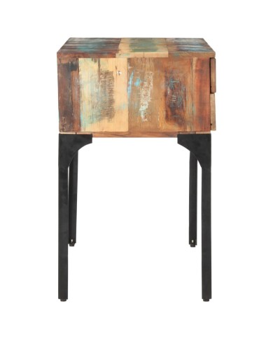 Bureau 118x48x75 cm Bois de récupération massif
