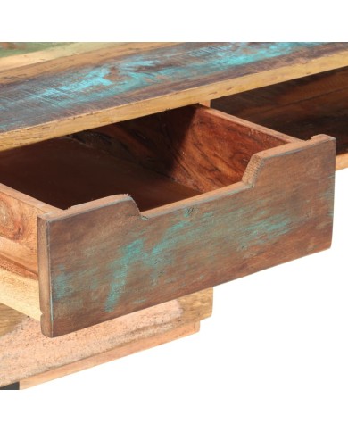 Bureau 118x48x75 cm Bois de récupération massif