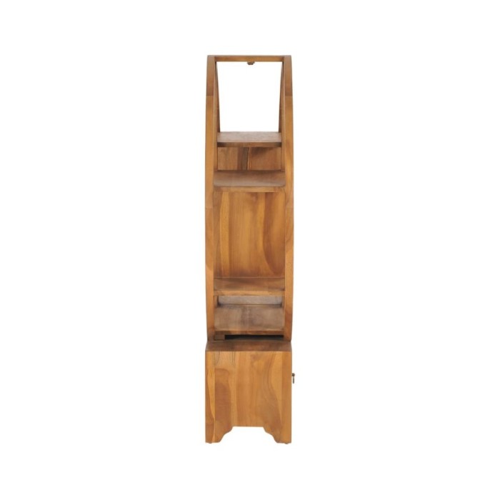 Armoire avec étagère Yin Yang 100x26x112 cm Bois de teck massif