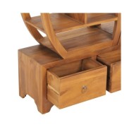 Armoire avec étagère Yin Yang 100x26x112 cm Bois de teck massif