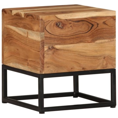 Table d'appoint 30x30x33 cm Bois d'acacia massif