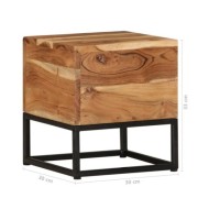Table d'appoint 30x30x33 cm Bois d'acacia massif
