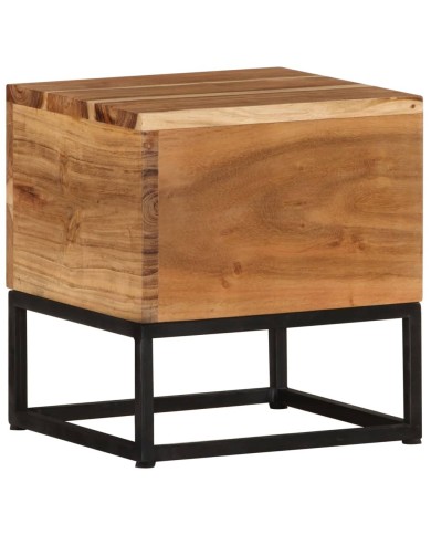 Table d'appoint 30x30x33 cm Bois d'acacia massif