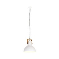 Lampe suspendue industrielle 25 W Blanc Rond Manguier 42 cm E27