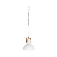 Lampe suspendue industrielle 25 W Blanc Rond Manguier 42 cm E27