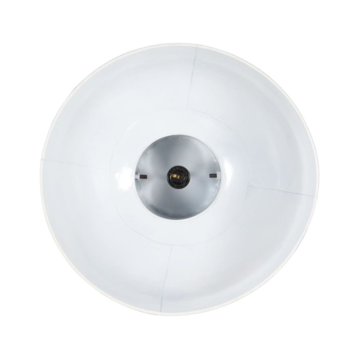 Lampe suspendue industrielle 25 W Blanc Rond Manguier 42 cm E27