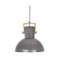 Lampe suspendue industrielle 25 W Gris Rond Manguier 52 cm E27