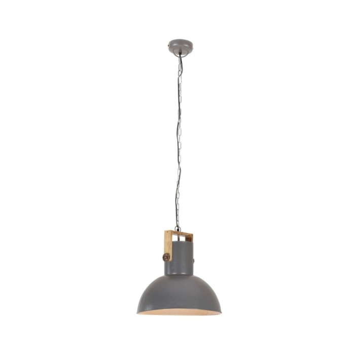 Lampe suspendue industrielle 25 W Gris Rond Manguier 52 cm E27