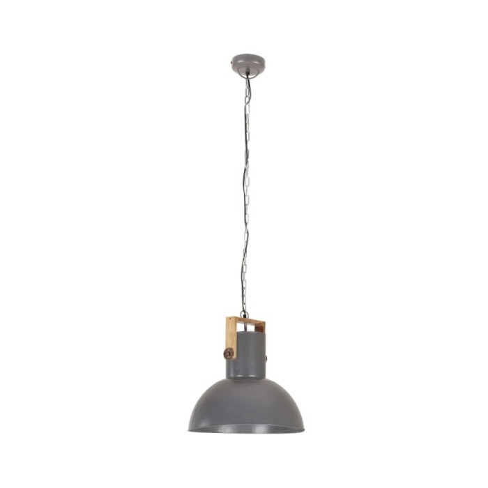 Lampe suspendue industrielle 25 W Gris Rond Manguier 52 cm E27