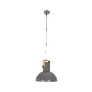 Lampe suspendue industrielle 25 W Gris Rond Manguier 52 cm E27