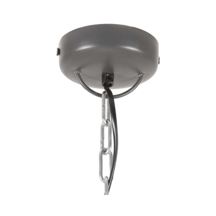 Lampe suspendue industrielle 25 W Gris Rond Manguier 52 cm E27