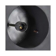 Lampe suspendue industrielle 25 W Gris Rond Manguier 52 cm E27