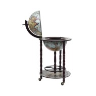 Bar sous forme de globe Bois d'eucalyptus Bleu