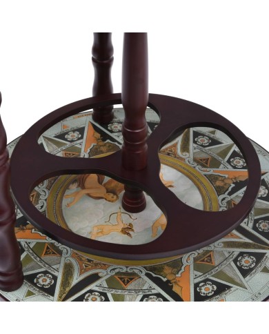 Bar sous forme de globe Bois d'eucalyptus Bleu