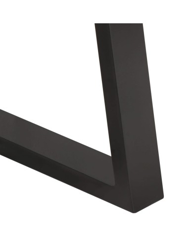 Table basse avec bord naturel 60x60x40 cm Bois d'acacia massif