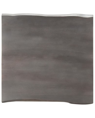 Table basse avec bord naturel 60x60x40 cm Bois d'acacia massif