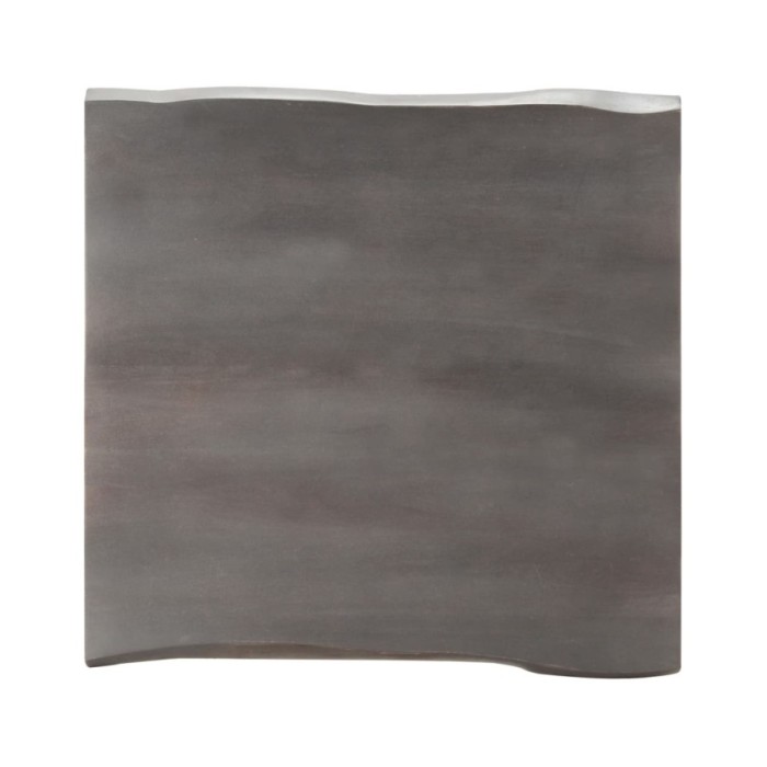 Table basse avec bord naturel 60x60x40 cm Bois d'acacia massif