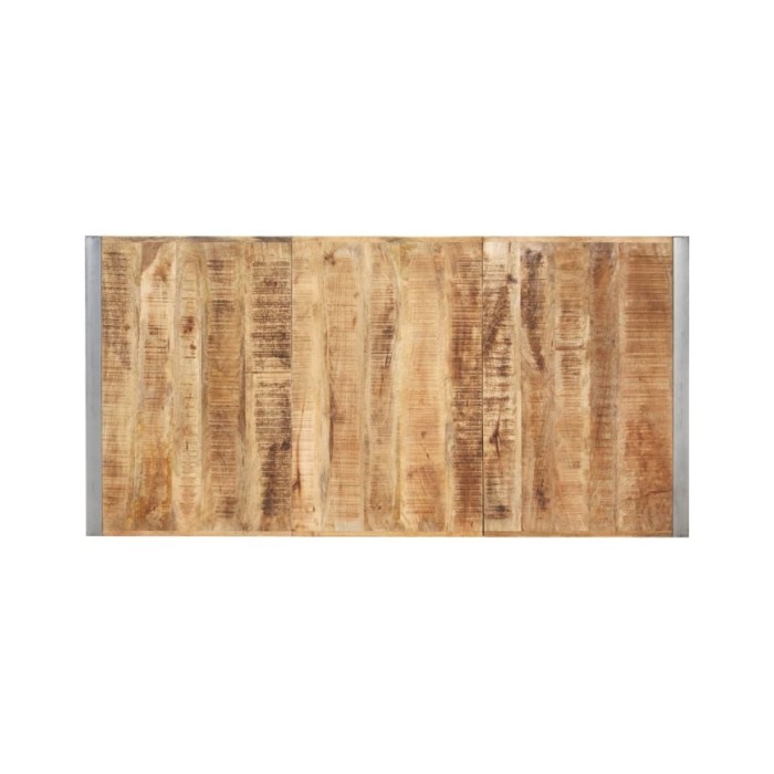 Table à dîner 200x100x75 cm Bois de manguier massif brut