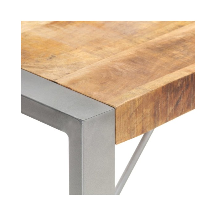 Table à dîner 200x100x75 cm Bois de manguier massif brut