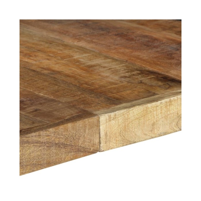 Table de salle à manger 140x140x75 cm Bois de manguier brut