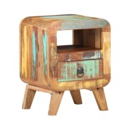 Table de chevet 30x30x41 cm Bois de récupération massif