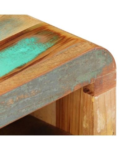 Table de chevet 30x30x41 cm Bois de récupération massif