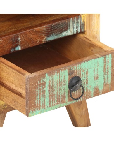 Table de chevet 30x30x41 cm Bois de récupération massif