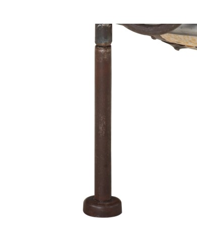 Foyer rustique coloré Ø 40 cm Fer