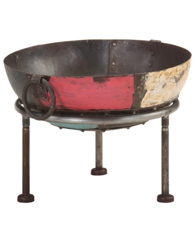 Foyer rustique coloré Ø 40 cm Fer