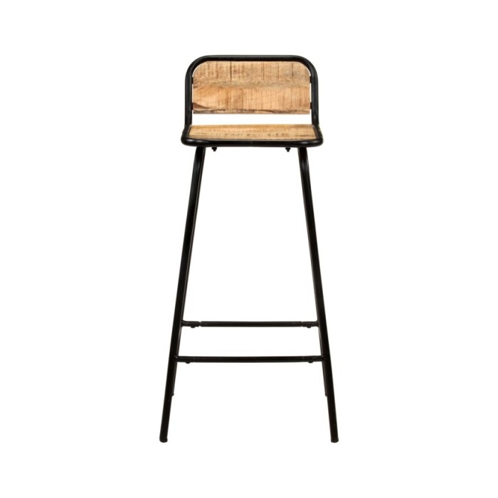 Chaises de bar 4 pcs Bois de manguier solide