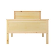 Cadre de lit Bois de pin massif 100x200 cm