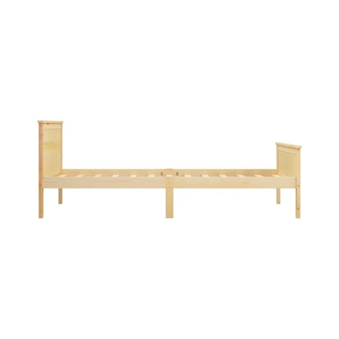 Cadre de lit Bois de pin massif 100x200 cm