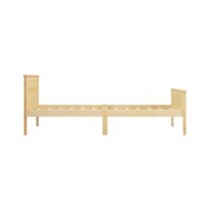Cadre de lit Bois de pin massif 100x200 cm