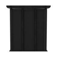 Étagère à 12 cubes avec boîtes Noir 103x30x141 cm Tissu