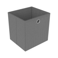 Étagère à 12 cubes avec boîtes Noir 103x30x141 cm Tissu